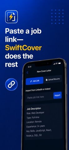 SwiftCover: AI Resume & Letter screenshot