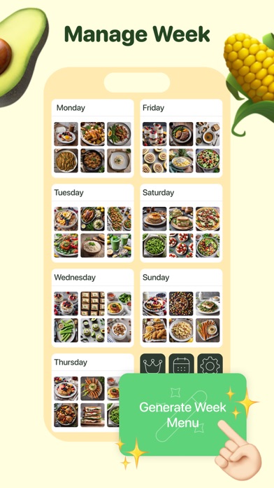 Meal Planner - Weekly Recipes Screenshot