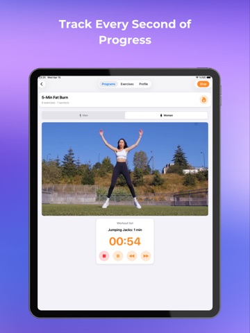 Titan Fit: Home & Gym iPad screenshot