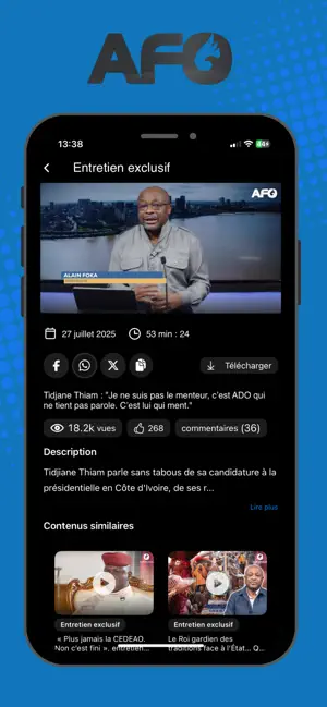 AFO MEDIA iPhone screenshot 2