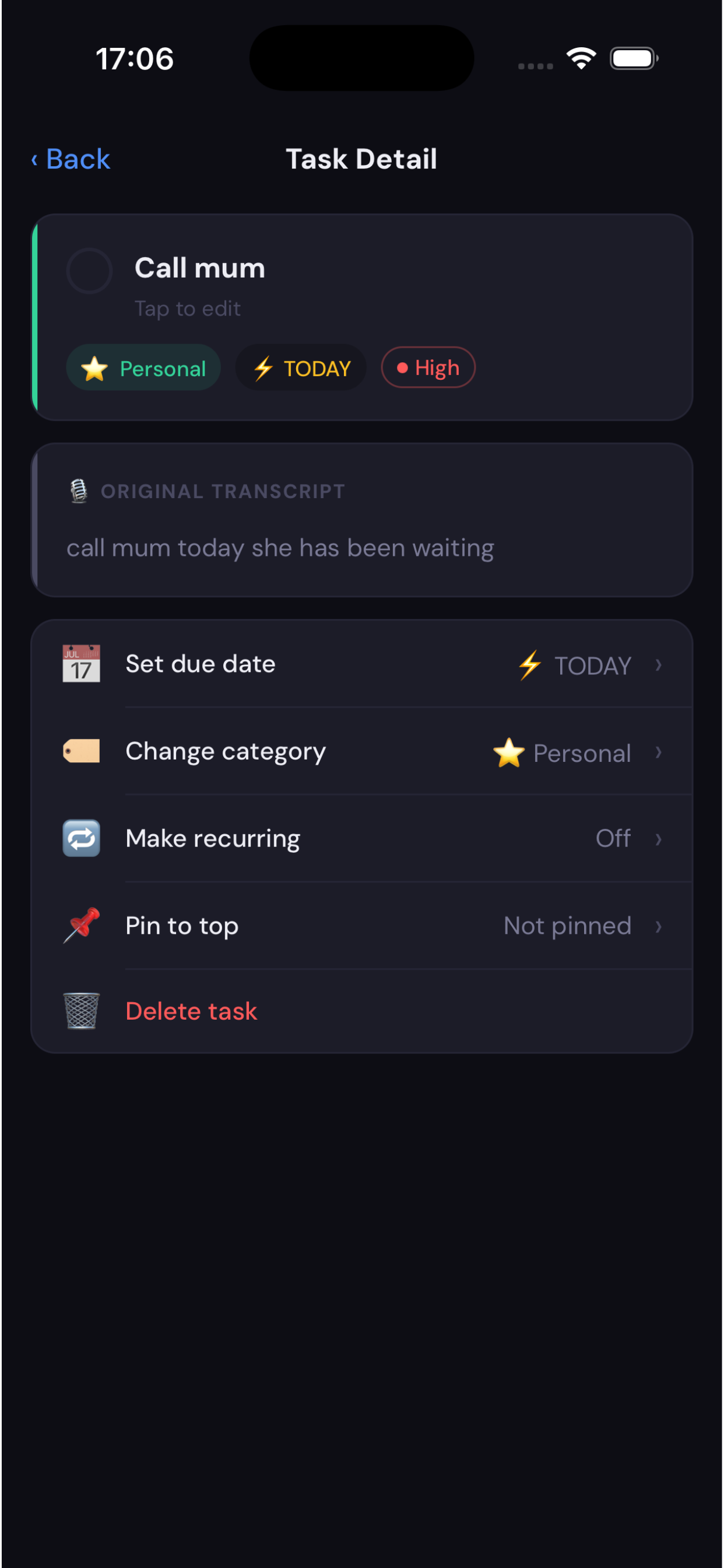 Notechirp - Speak Your Tasks