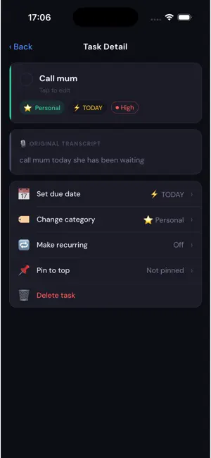 NoteChirp - Voice Task & Lists screenshot 3