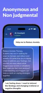 AI Therapist - Stress, Anxiety screenshot #3 for iPhone