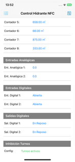 Control Hidrante NFC screenshot 3