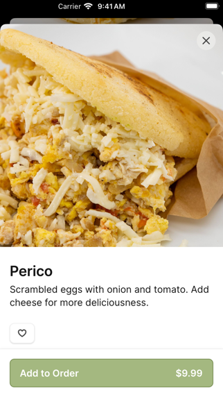 Dale Arepa Bar & Healthy iPhone screenshot 4 - Food & Drink app