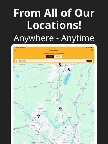 Druthers Brewing iPad screenshot