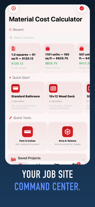 Material Cost Calculator Screenshot 1 of 5