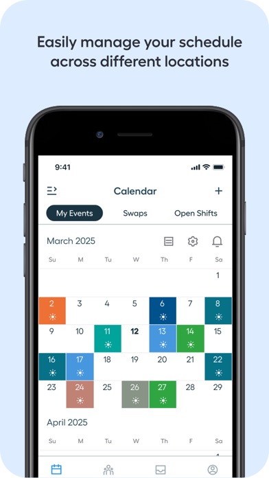 NurseGrid Nurse Shift Calendar Screenshot