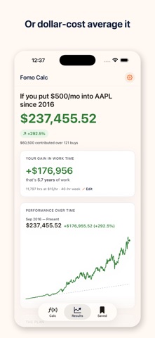 Fomo Calc: Stock Calculator Screenshot 2 of 5
