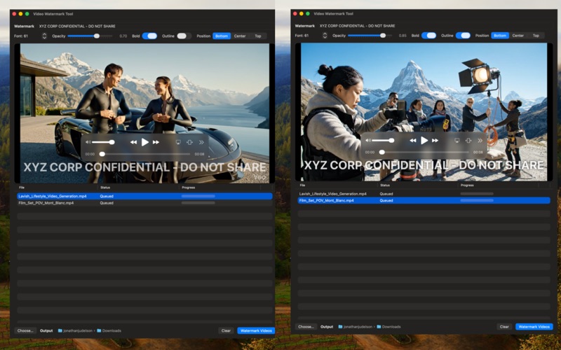 Video Watermark Tool screenshot 1