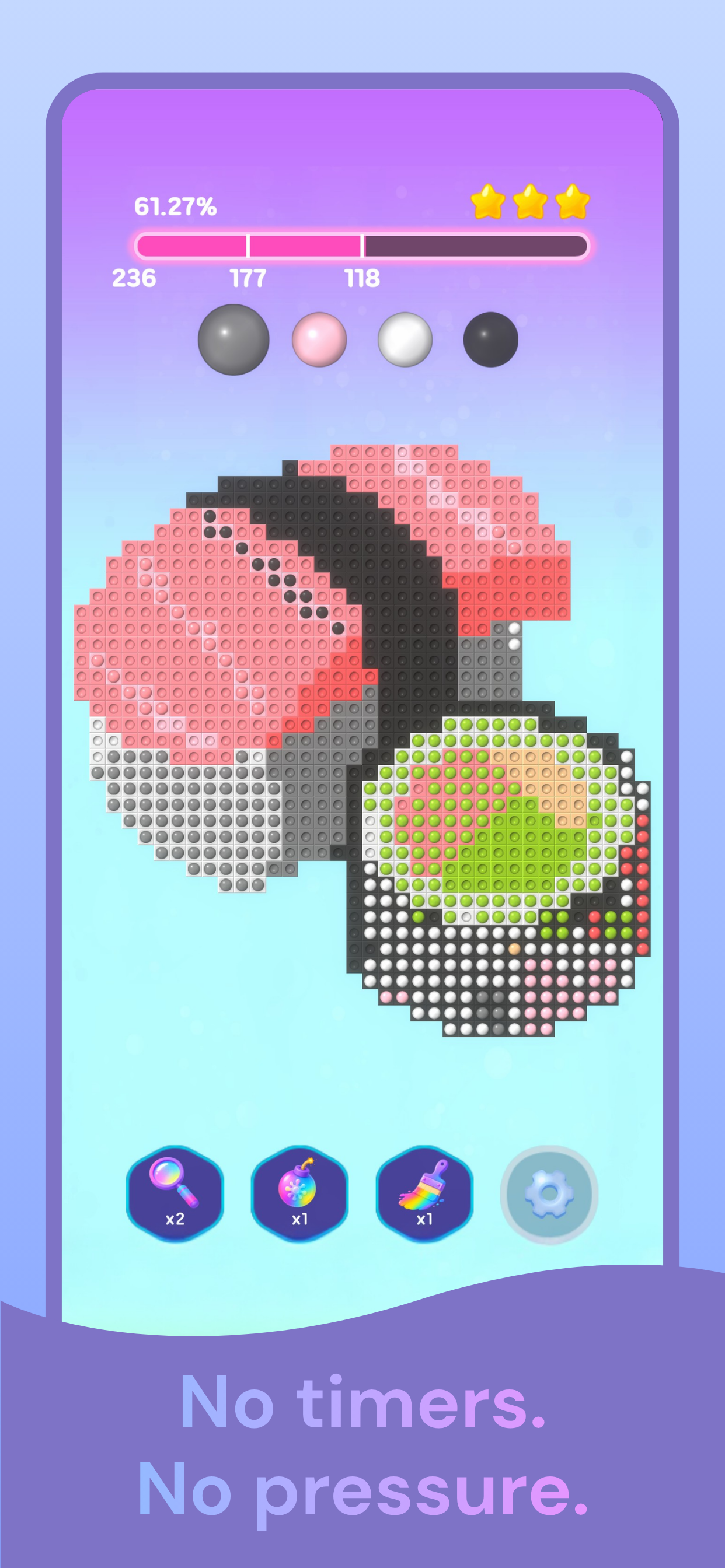 Floodlet: Bubble Pop Coloring screenshot 4