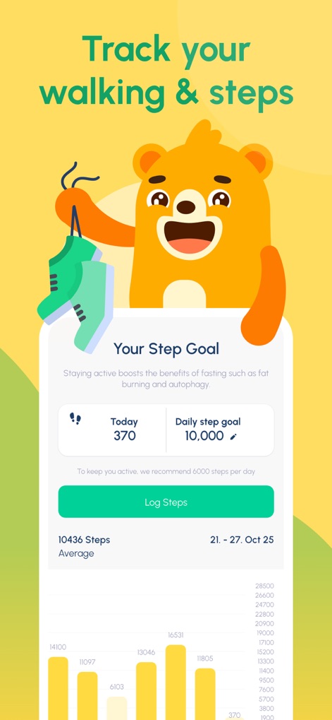 Fastic Weight Loss & Fasting - 活動量を記録