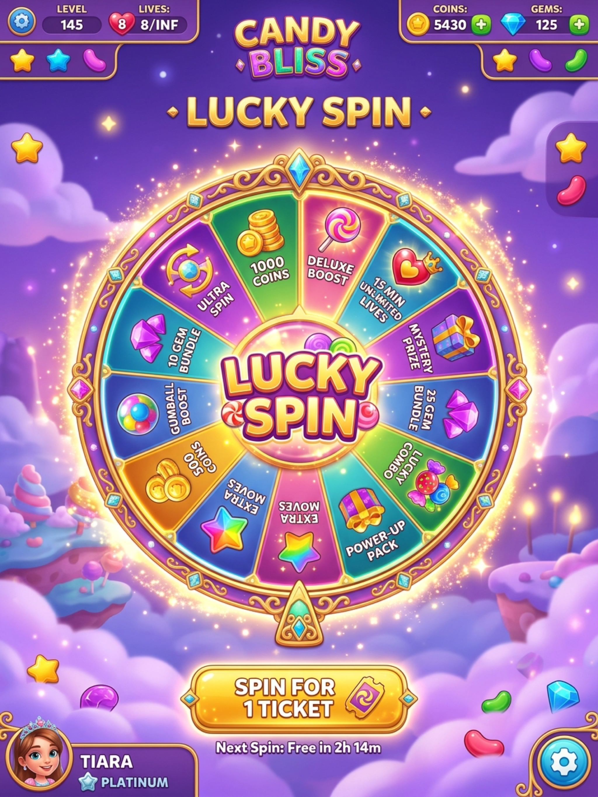Candy Sky Royal screenshot 5