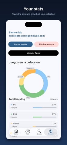 Game Wall: game collection Screenshot 8 of 8