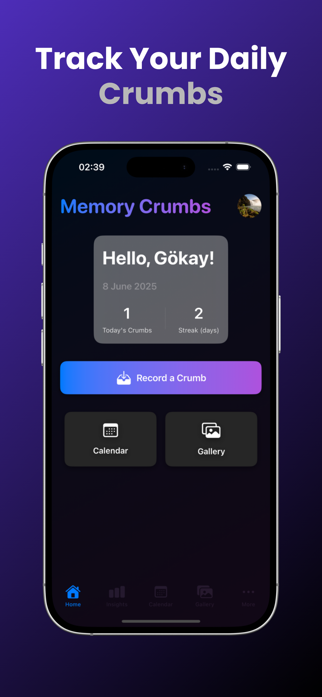 Memory Crumbs screenshot 2