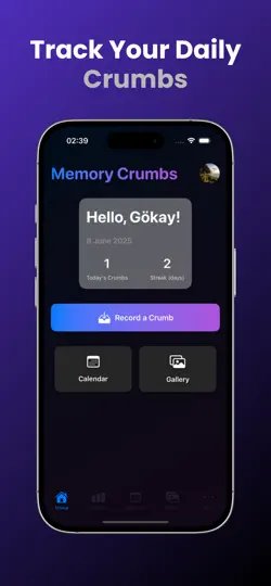 Memory Crumbs iPhone Ekran Görüntüsü 2