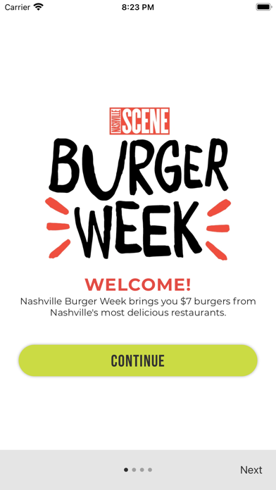 Nashville Burger Week Screenshot