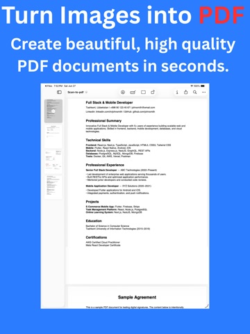 PDF Office: Scan & Sign iPad screenshot