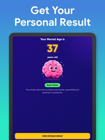 Mental Age Test - Calculator iPad screenshot