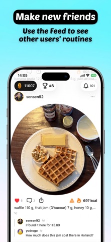 Vivos: Calorie Counter+ screenshot