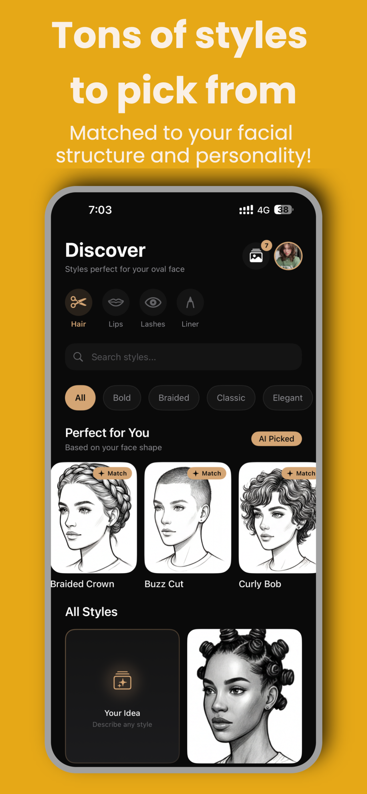 Headstyle AI - Beauty Try On screenshot 4