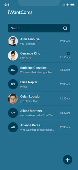 iWantComs screenshot 1