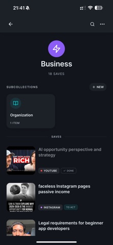 nudgio: Save, Organize, Do It Screenshot 5 of 10
