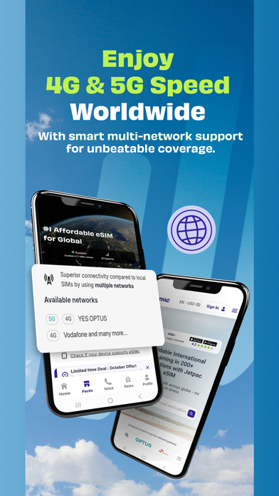 Jetpac: eSIM Travel App iPhone screenshot 2 - Travel app