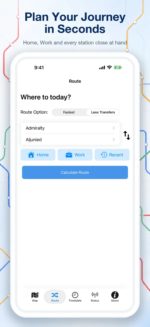 Screenshot #2 pour Singapore MRT LRT Offline