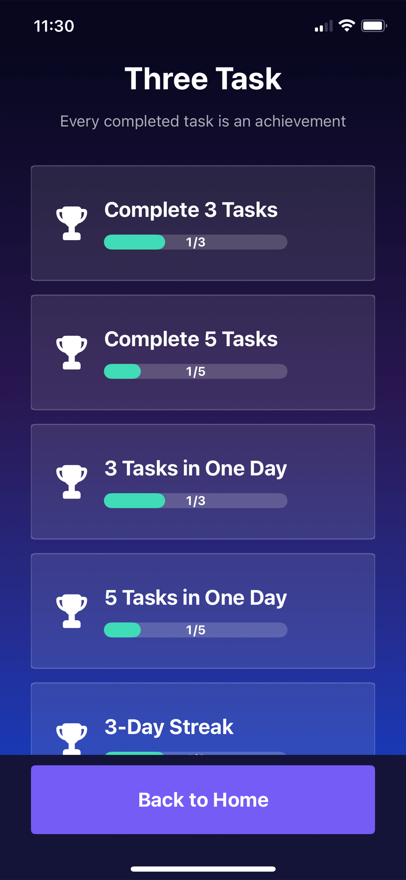 Three Task