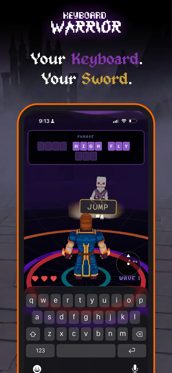 Screenshot #2 pour Keyboard Warrior: Arena