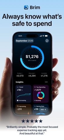 Budget Tracker - Brim Screenshot 1 of 10