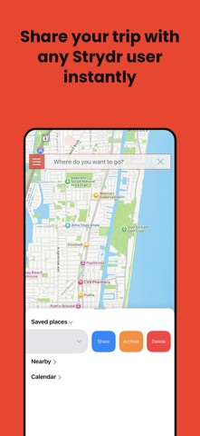 Strydr: City Walking Navigator iPhone screenshot
