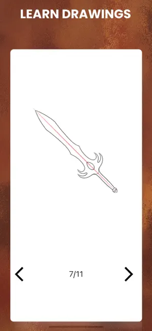 How to draw Weapons by Steps screenshot 3