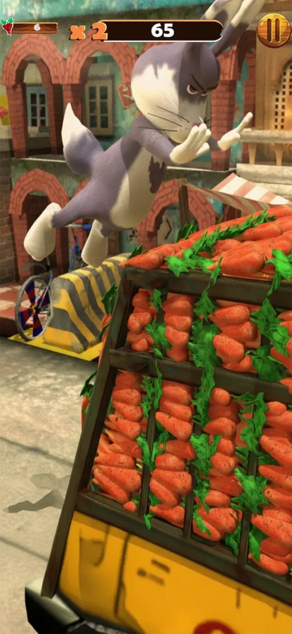 Screenshot #3 pour Lapin Street Runner Dash 3D