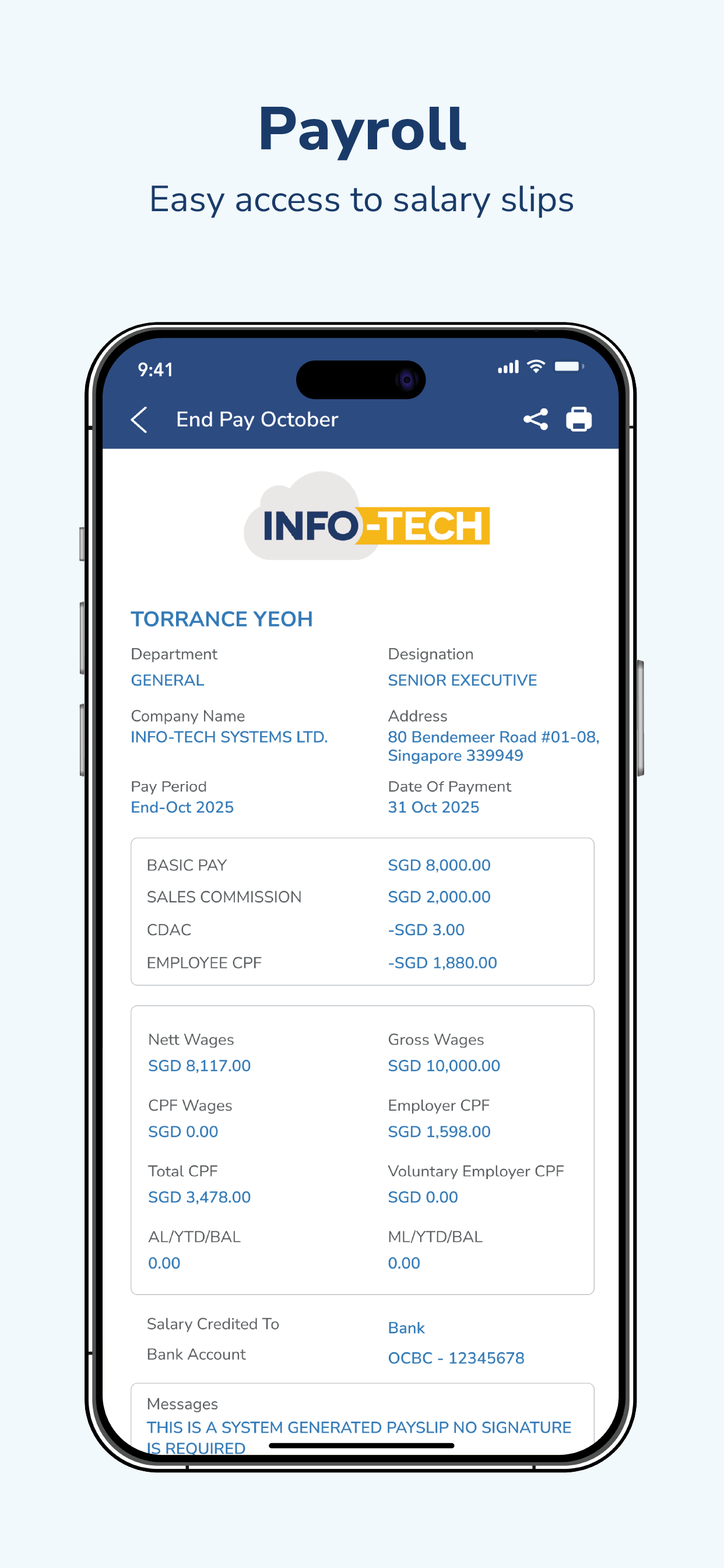 INFOTECH HRMS screenshot 7