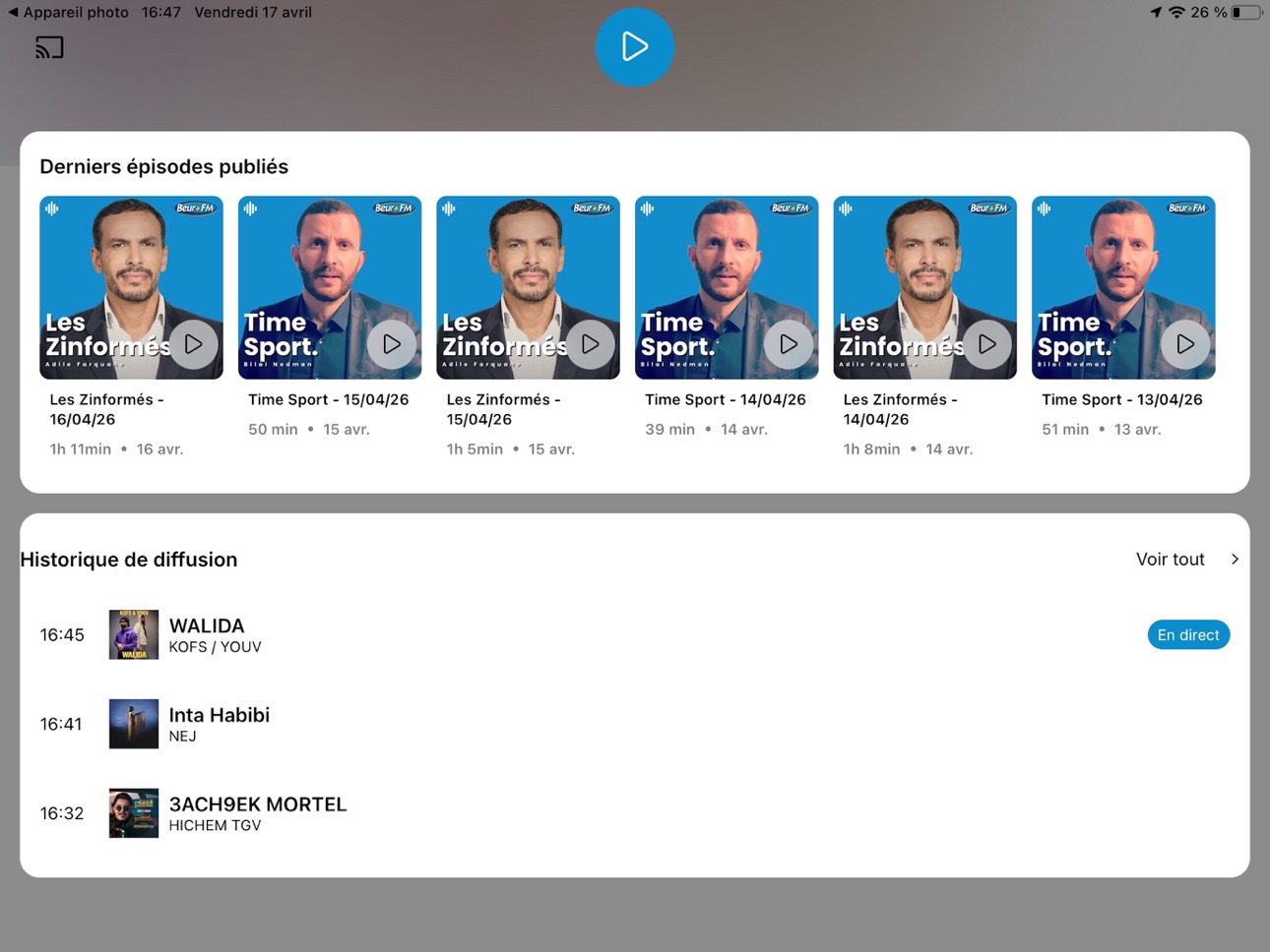 iPad screenshot