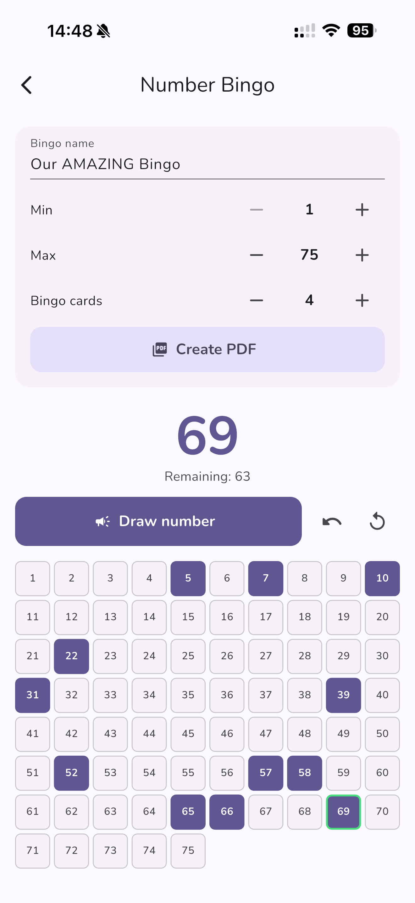 DiceDeck screenshot 2