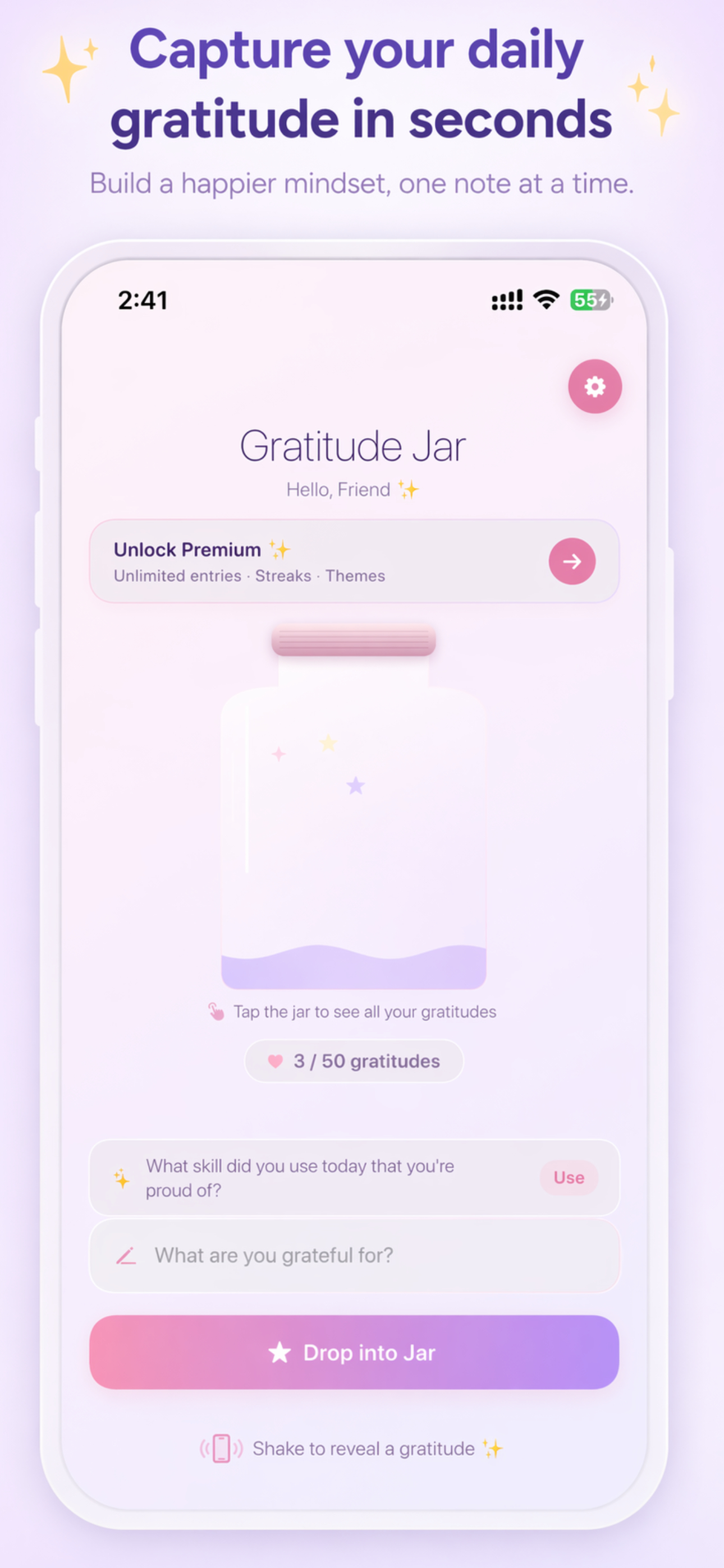 Gratitudes Jar