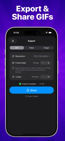 GIF Maker: Edit & Convert Screenshot 8 of 8