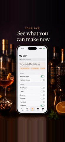Barkeep: Cocktail Recipes iPhone screenshot