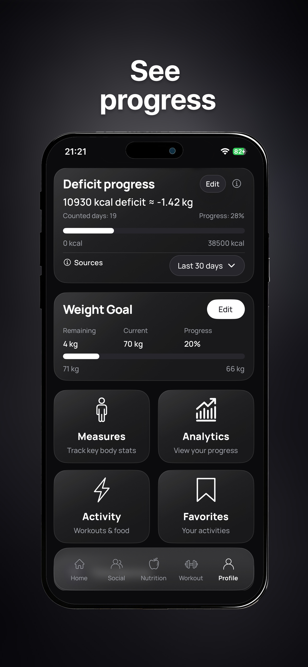 Fitly: Nutrition & Fitness screenshot 8