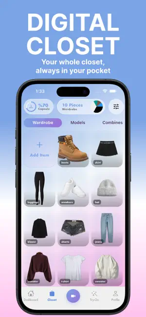Outfit Planner Closet:Comby AI screenshot 4