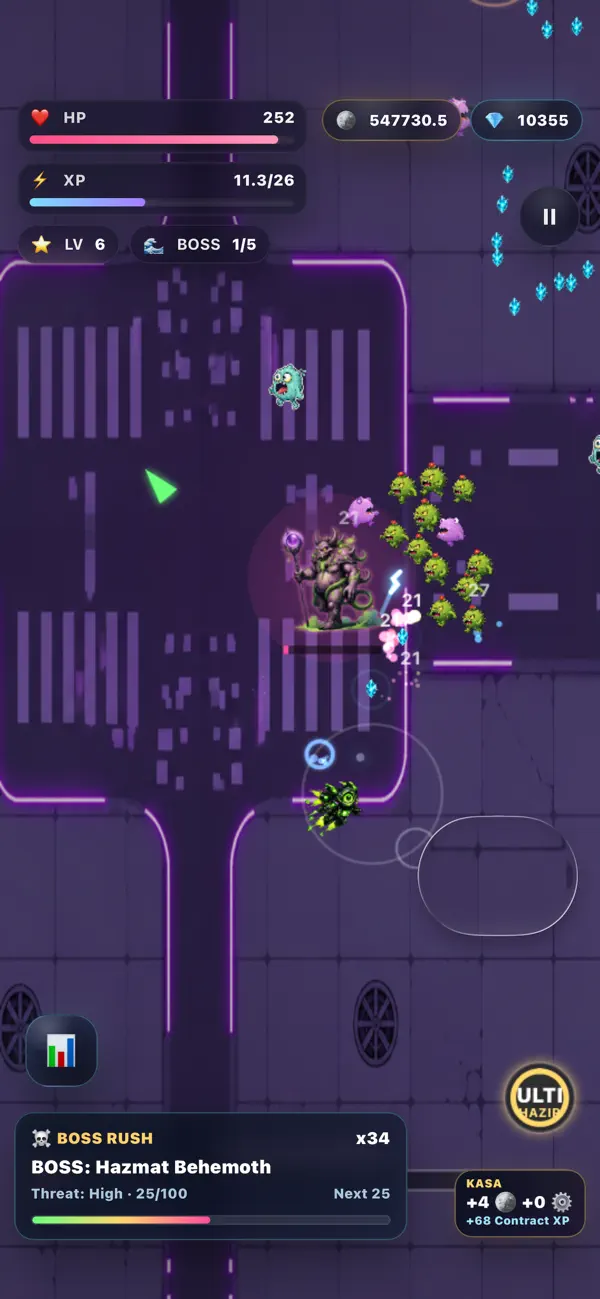 Screenshot #2 pour Neon Survivor Arena