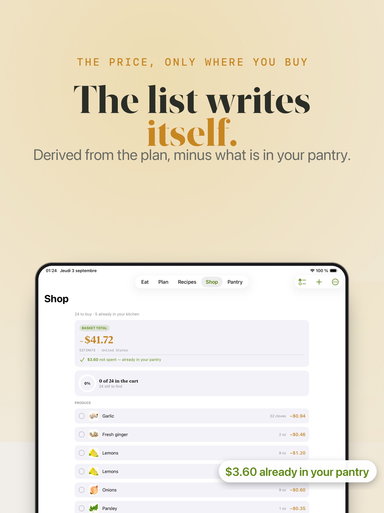 Screenshot 10 of Mealtide — Family Meal Planner