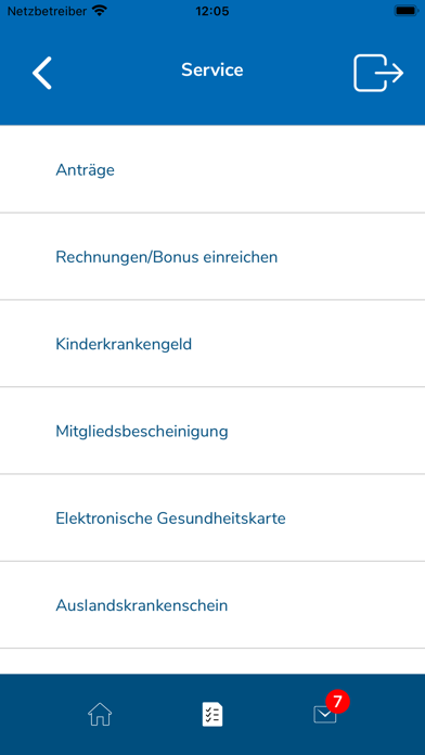 BKK Freudenberg – App Screenshot