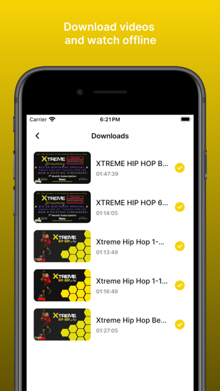 Xtreme Streaming iPhone screenshot 2 - Health & Fitness app