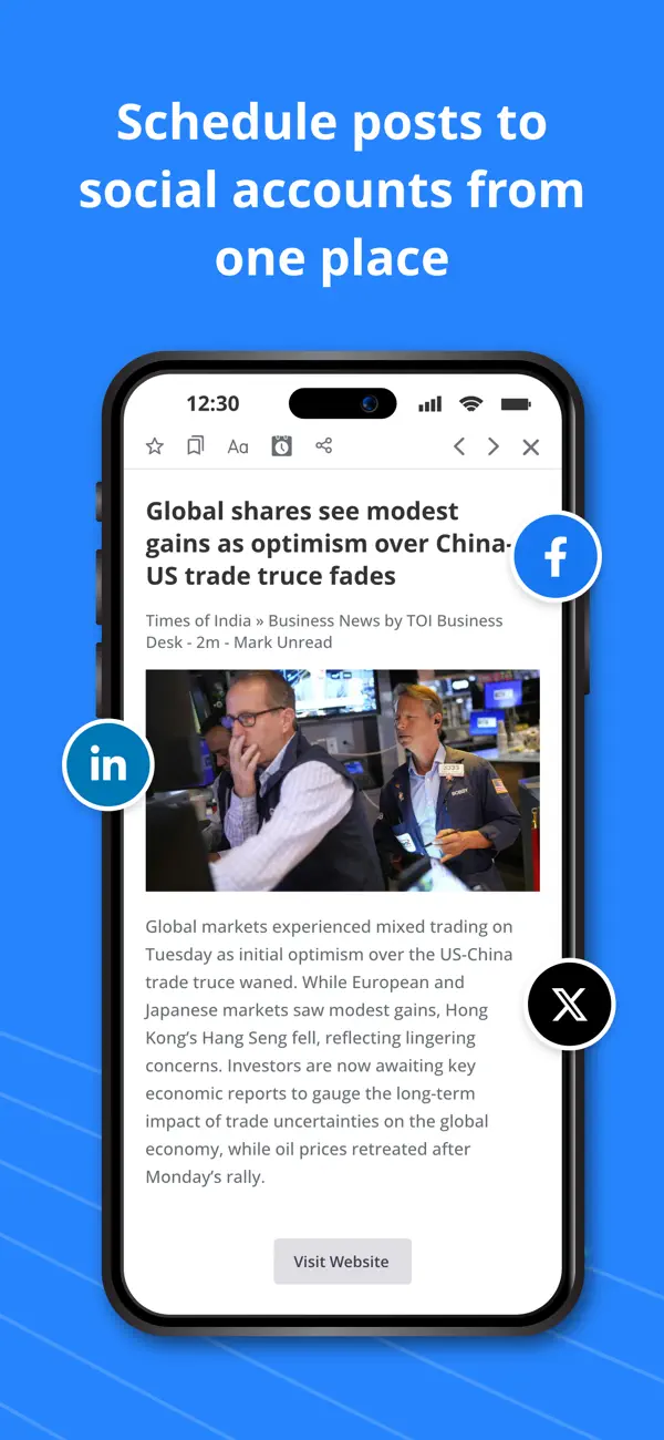 Screenshot #3 pour Feedspot Reader