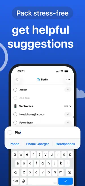 Packo - Packing List Checklist screenshot 2