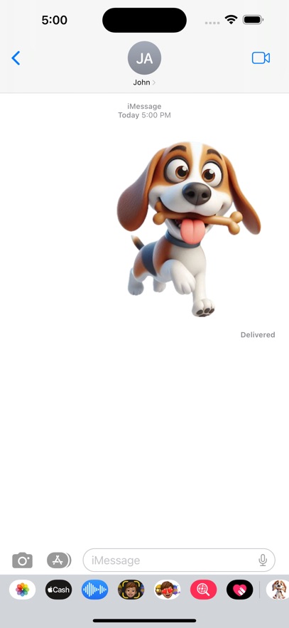 Beagle Treat Stickers